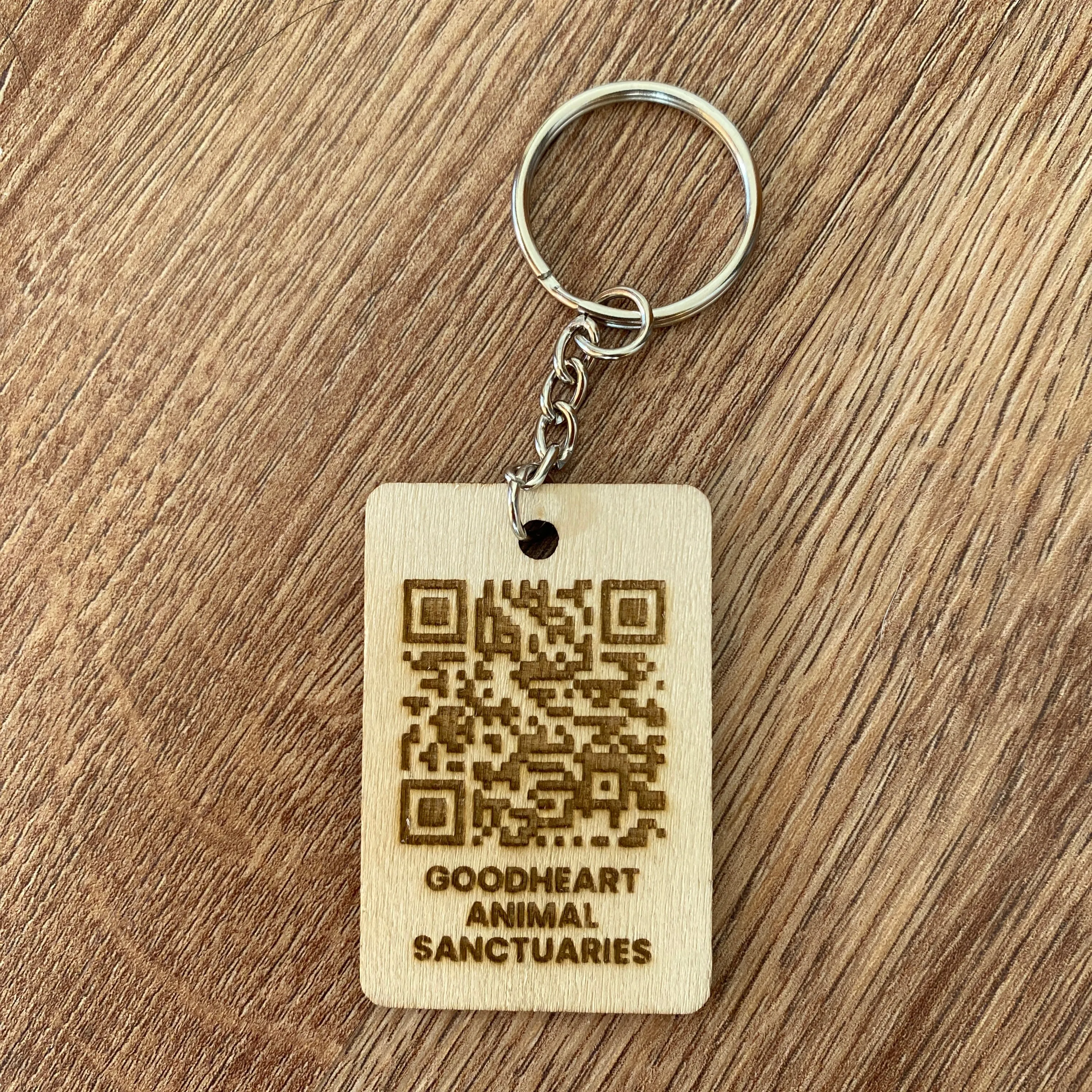 Spread the Word QR Code Keyring