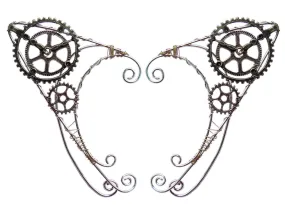 Steampunk Clock Elf Cuff