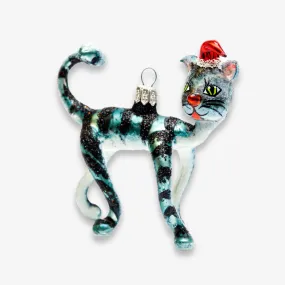 Striped Cat Ornament