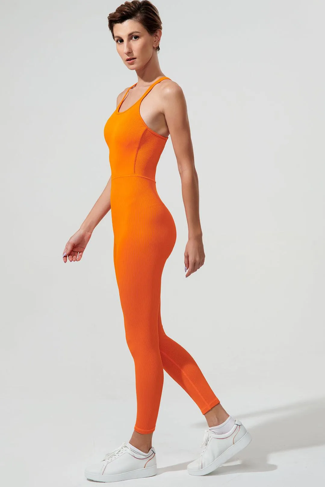 Suave Pulpa Jumpsuit - Tangerine