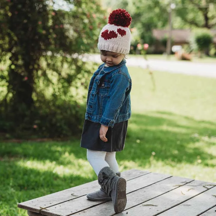 Sweetheart Knit Beanie Hat