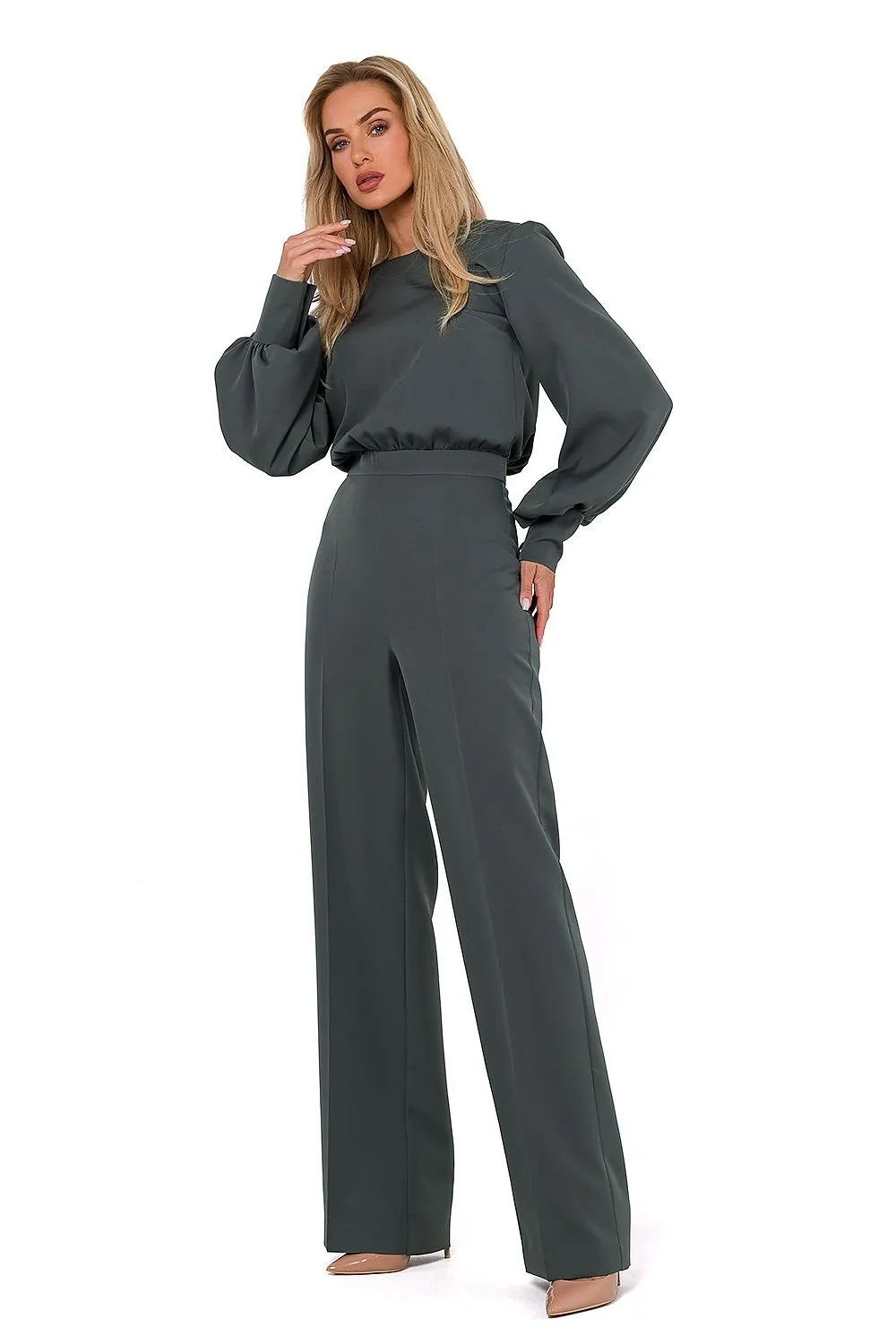 TEEK - Back Peep Full Jumpsuit