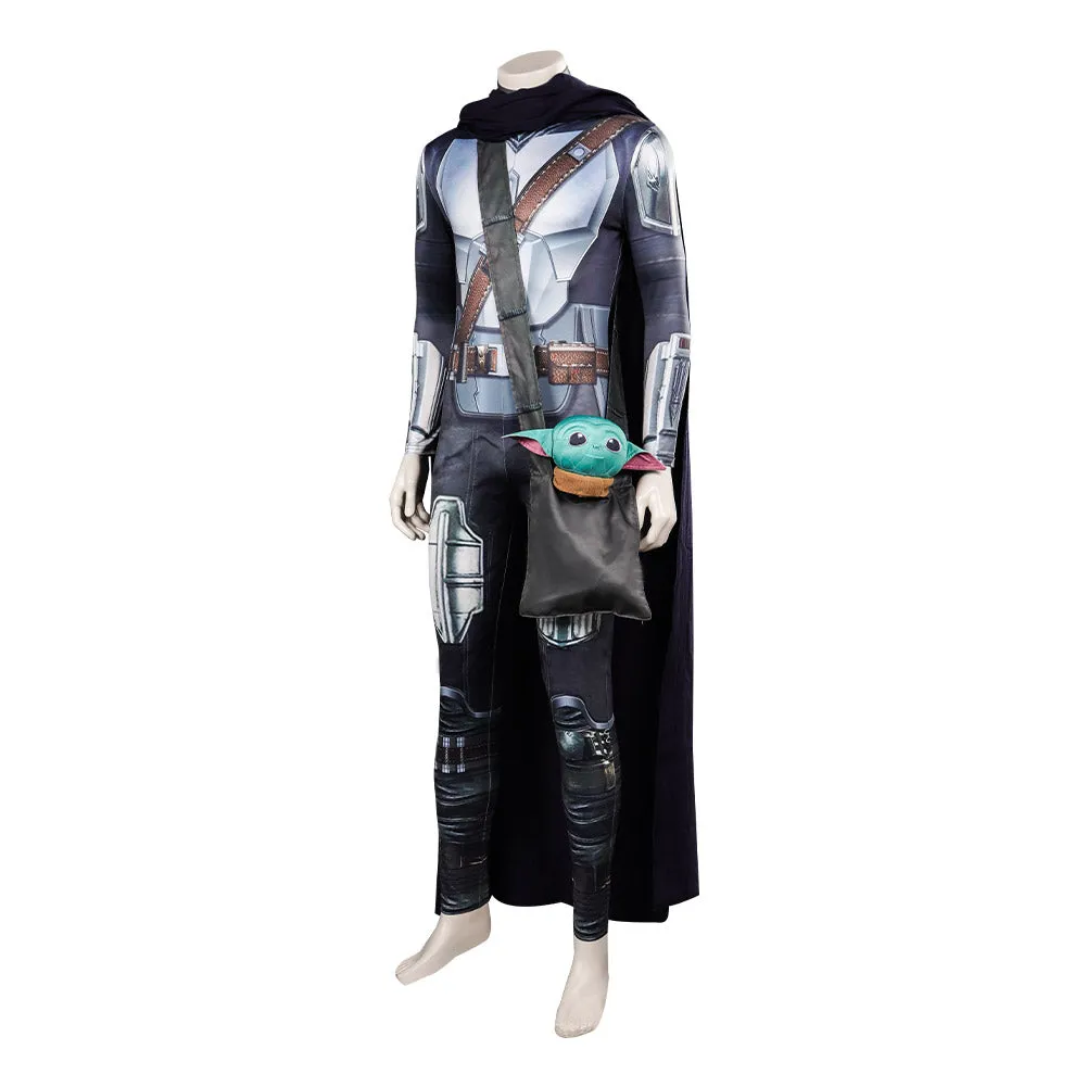 The Mando Season 3 Cosplay Costume Jumpsuit Cloak Outfits Halloween Carnival Party Suit