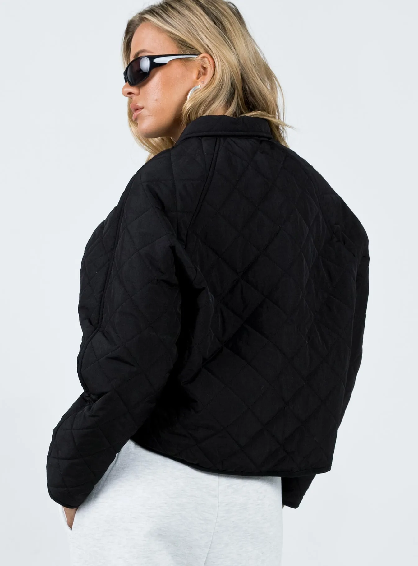 Tripp Quilted Jacket Black