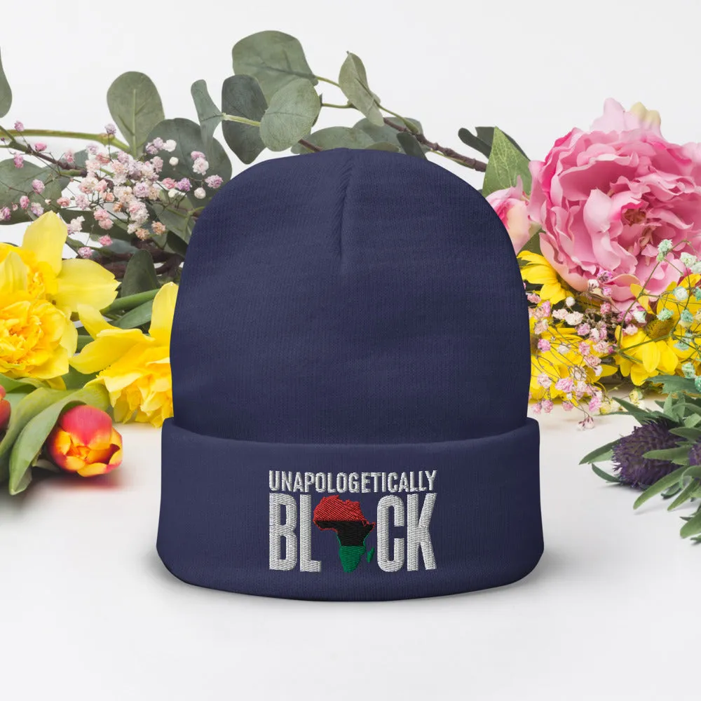 Unapologetically Black RBG Knit Beanie