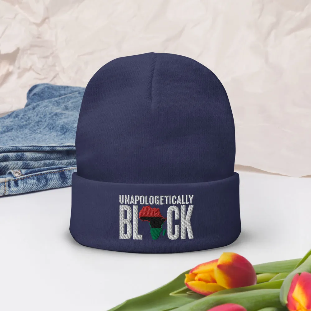 Unapologetically Black RBG Knit Beanie