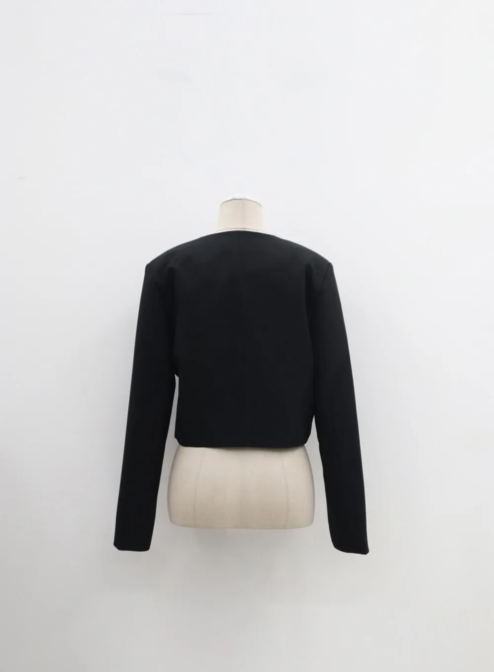 V-Neck Cropped Jacket IM316