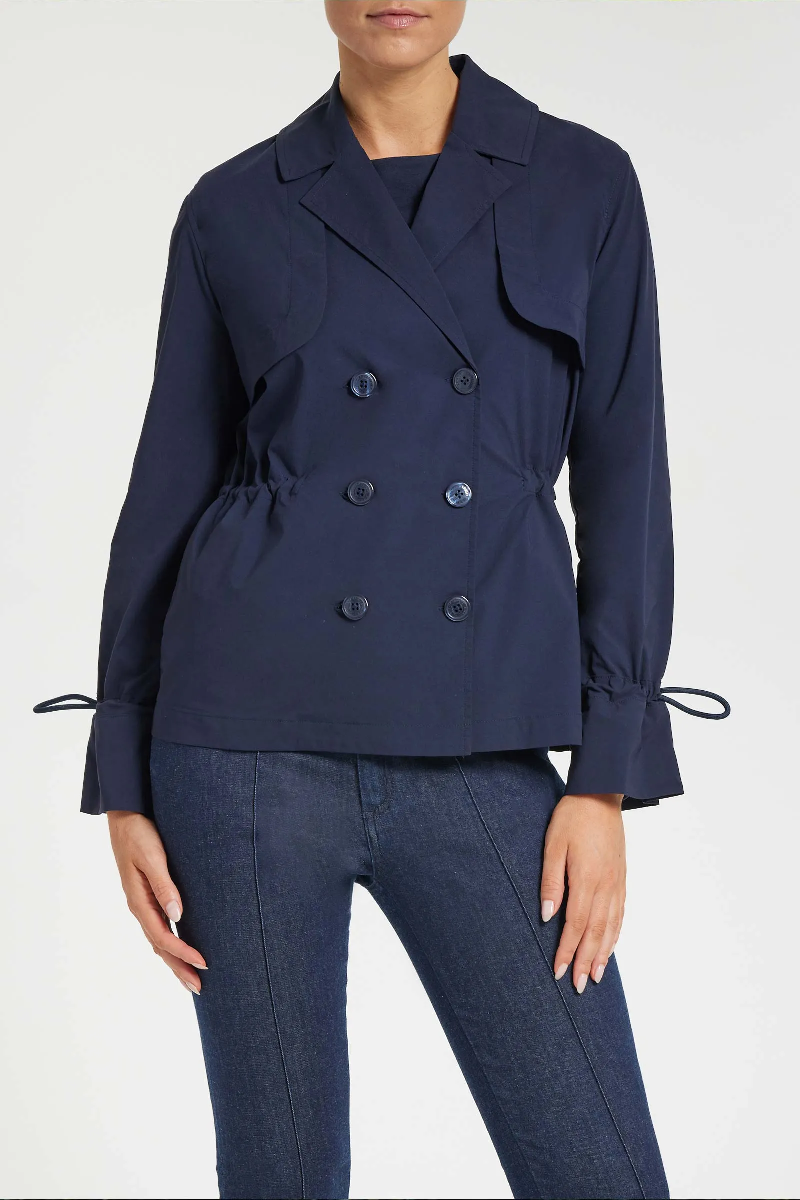 Valeria Cropped Trench