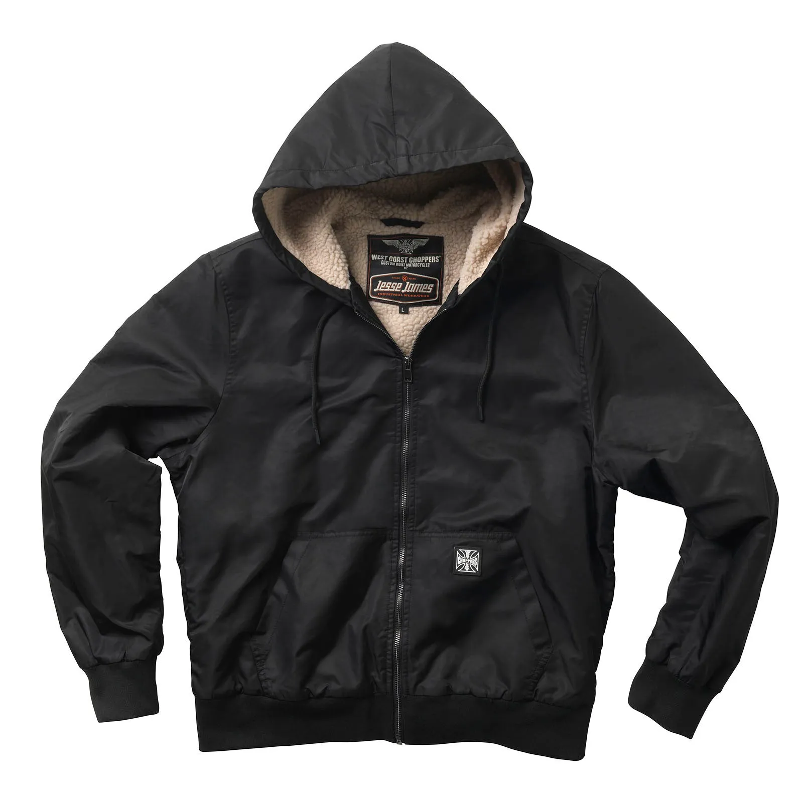 WCC BFU NYLON SHERPA JACKET - BLACK