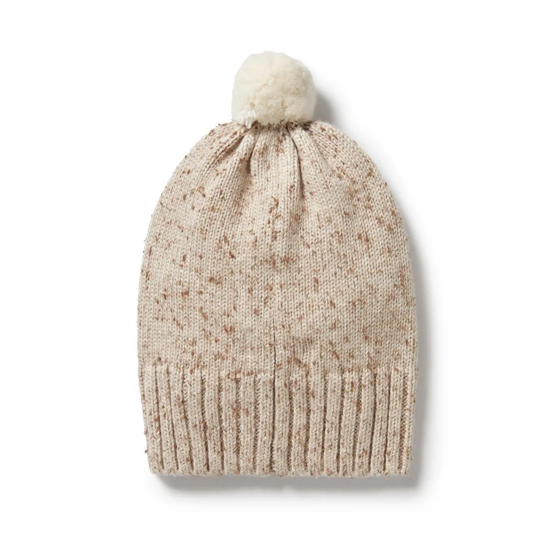 Wilson & Frenchy Almond Fleck Knitted Hat