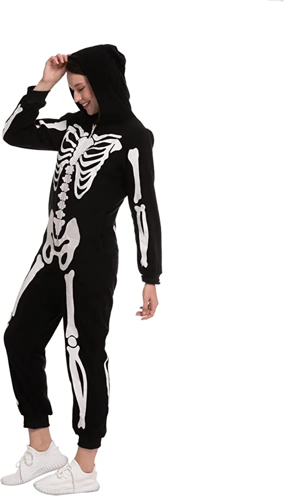 Women Mama Skeleton Family Matching Pajama jumpsuit - Adult