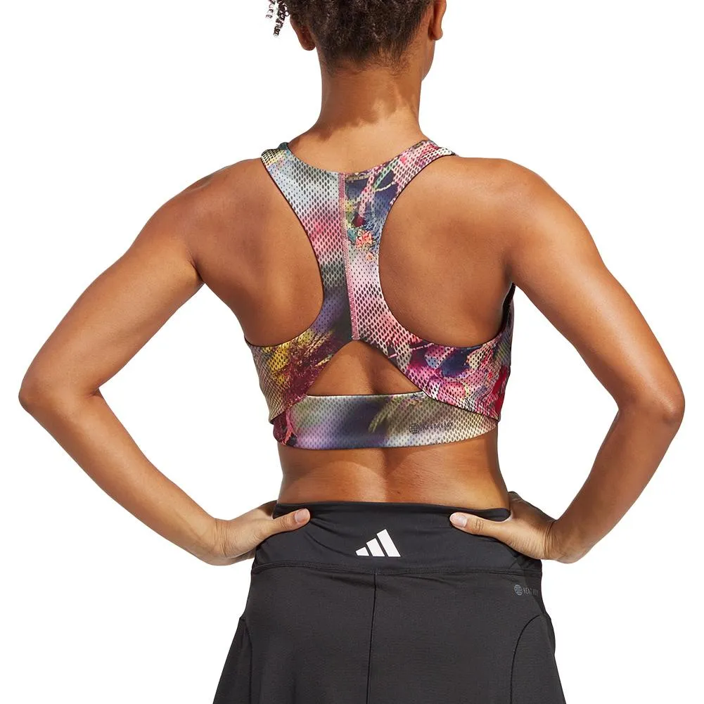 Women`s Melbourne Y-Back Cropped Tennis Tank Multicolor and Black