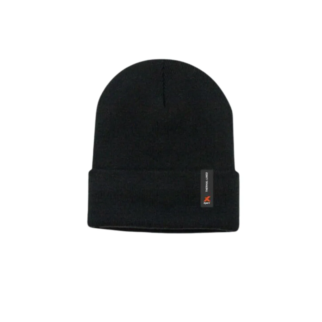 Xpert Thermal Lined Beanie Hat Black