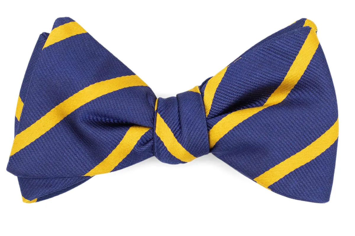 Yellow Sunday Brunch Stripe Bow Tie